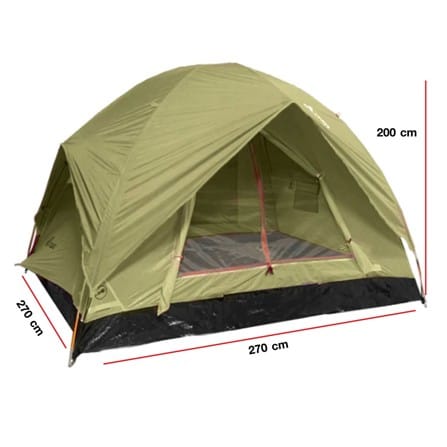 เต็นท์สำหรับ 5-6 คน EQUINOX ECO DOME 5 สีเขียว_3