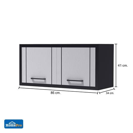 ตู้แขวนคู่ CABIN HARVIN 86x41 ซม. สีเทา_4