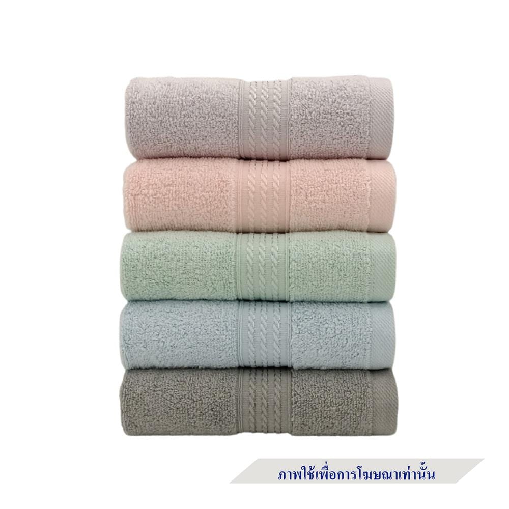 ผ้าขนหนู SANTAS AERTEX GLISTEN 16X32 นิ้ว สี WATER