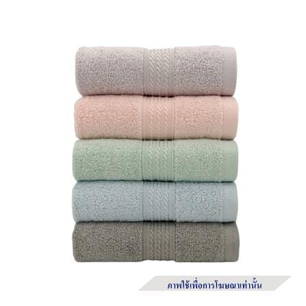 ผ้าขนหนู SANTAS AERTEX GLISTEN 16X32 นิ้ว สี WATER_3
