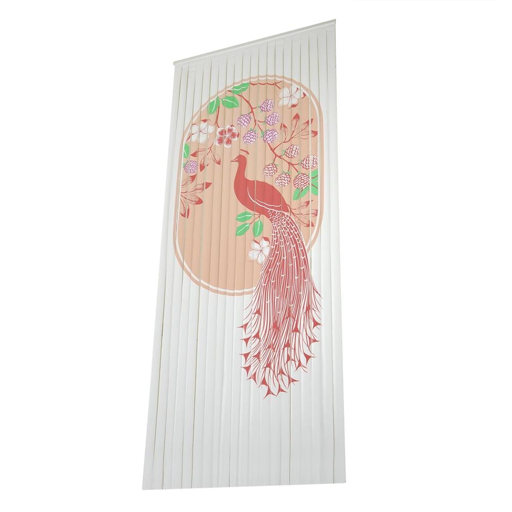 มู่ลี่ PVC HOME LIVING STYLE นกยูง 80X200 ซม. สีชมพู