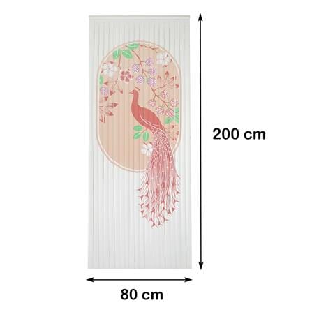 มู่ลี่ PVC HOME LIVING STYLE นกยูง 80X200 ซม. สีชมพู_5