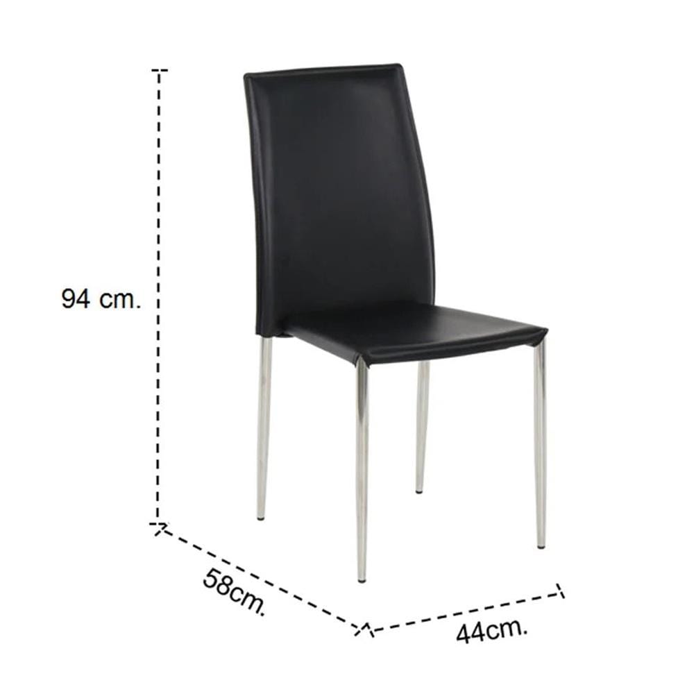 เก้าอี้ทานข้าว SB FURNITURE YINTA สีดำ