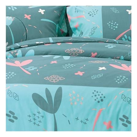 ชุดผ้าปูที่นอน 6 ฟุต 5 ชิ้น TULIP DELIGHT 60012-DL102_1