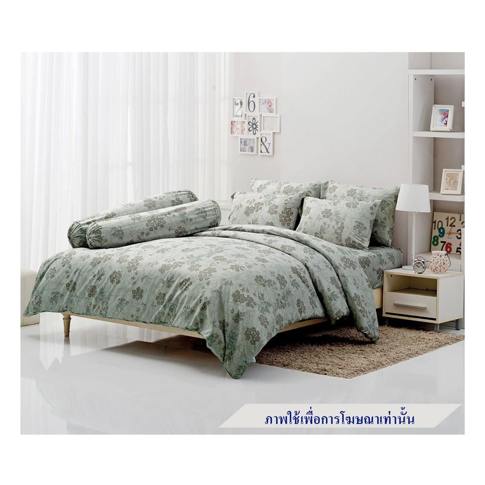 ชุดผ้าปูที่นอน 6 ฟุต 5 ชิ้น TULIP DELIGHT 60012-DL091