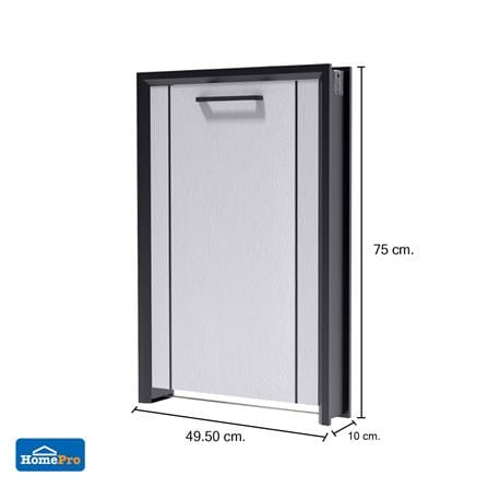 บานถังแก๊ส CABIN HARVIN 49.5x75 ซม. สีเทา_6