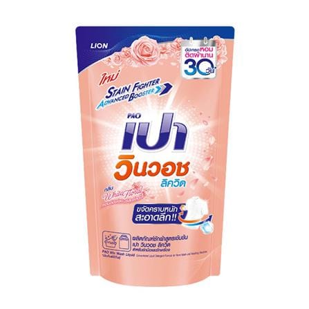 รีฟิลน้ำยาซักผ้า PAO WIN WASH LIQUID 620 มล. WHITE FLORAL_0