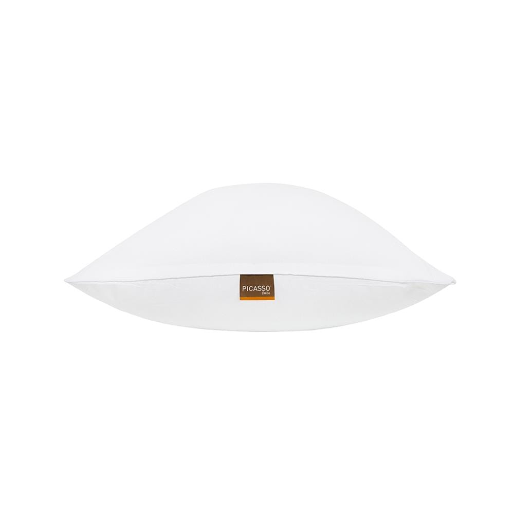 หมอนหนุน ใยสังเคราะห์ PICASSO SMILE FACE DOWN 18x28 นิ้ว สีขาว