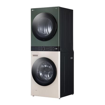 ตู้ซักผ้าและอบผ้า LG WT2116SHEG 21/16 กก. 1000RPM HEAT PUMP อินเวอร์เตอร์ สีเขียวเบจ_1