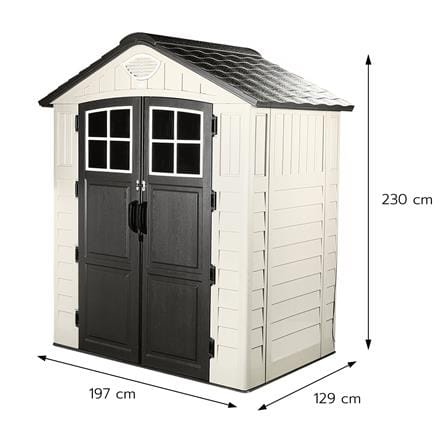 บ้านเก็บของประตูทึบ SPRING EVEREST SOLAR LAMP 197x129 ซม._16