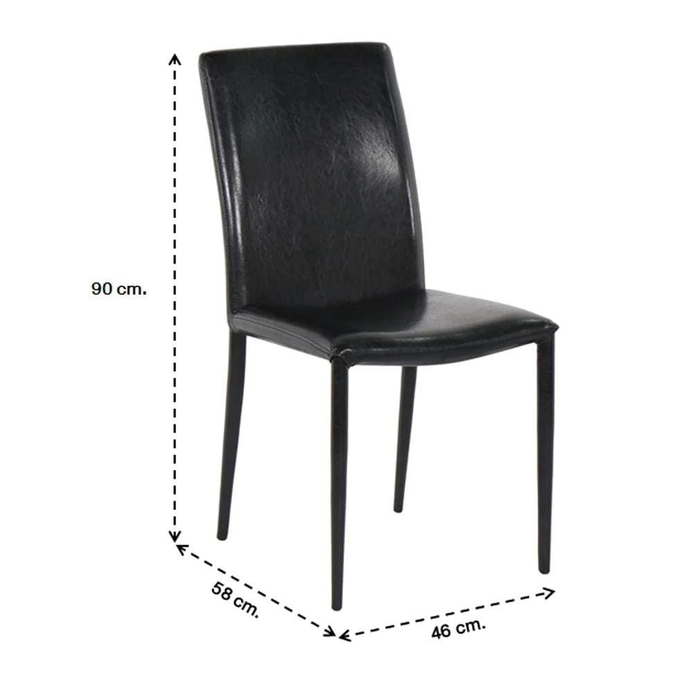 เก้าอี้ทานข้าว SB FURNITURE ALADIN สีดำ