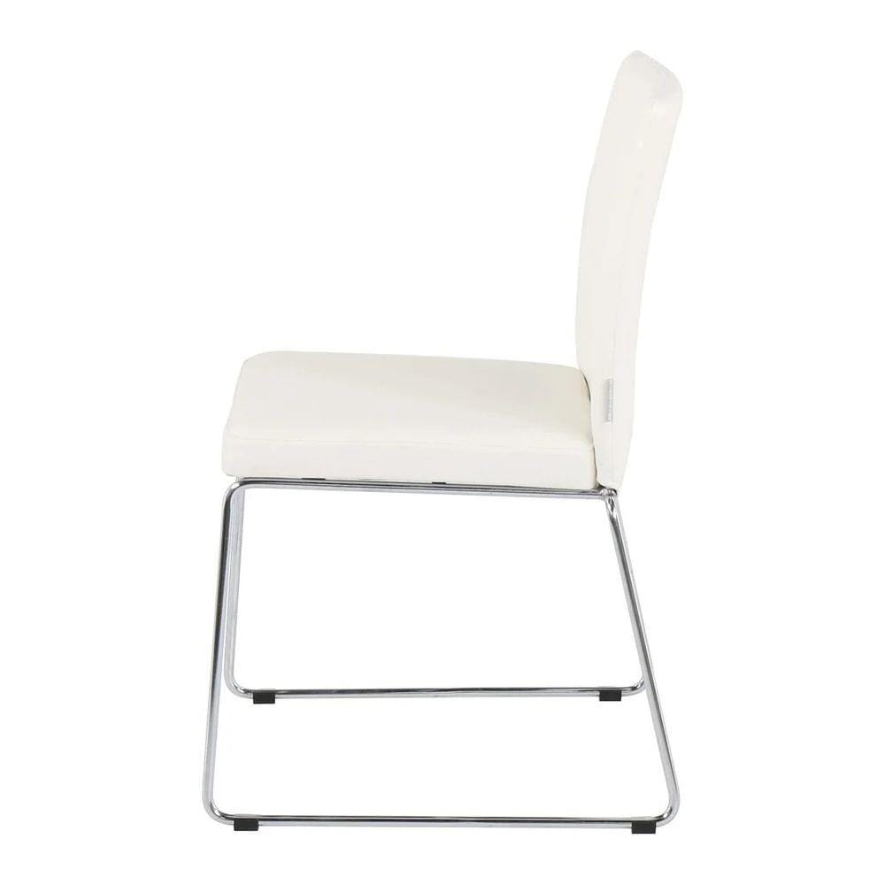 เก้าอี้ทานข้าว SB FURNITURE MOTTO 2 SL G-25 สีขาว