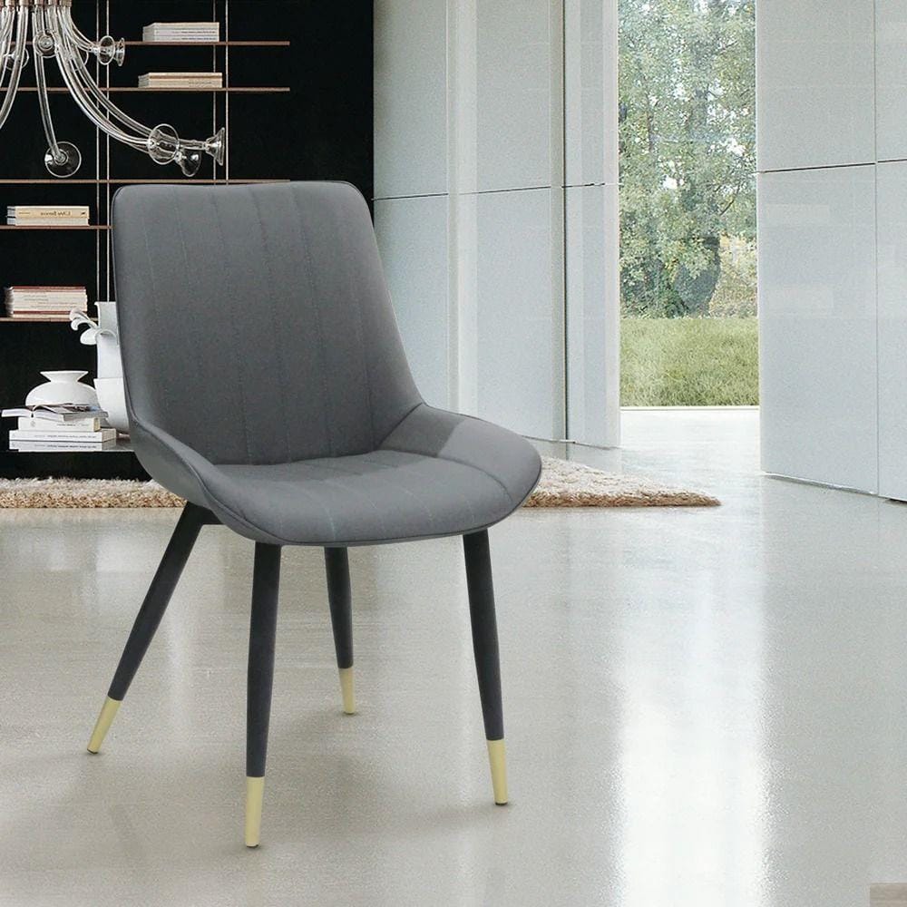 เก้าอี้ทานข้าว SB FURNITURE LADELA สีเทา