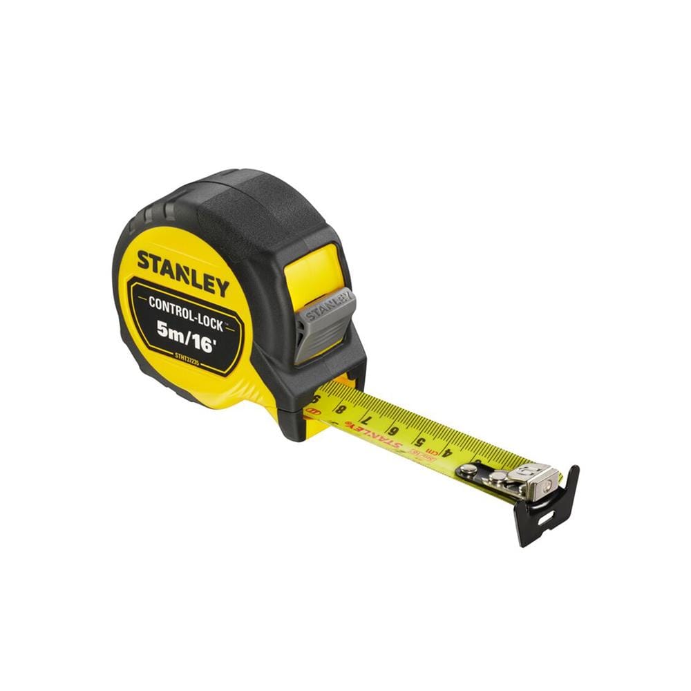 ตลับเมตรหุ้มยาง พร้อมตัวล็อก STANLEY 5 ม.
