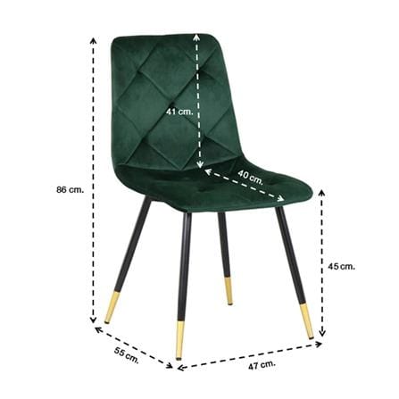 เก้าอี้ทานข้าว SB FURNITURE TARISH สีเขียว_5