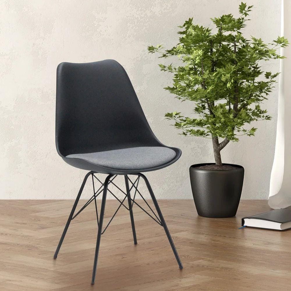 เก้าอี้ทานข้าว SB FURNITURE ASHIRA สีดำ