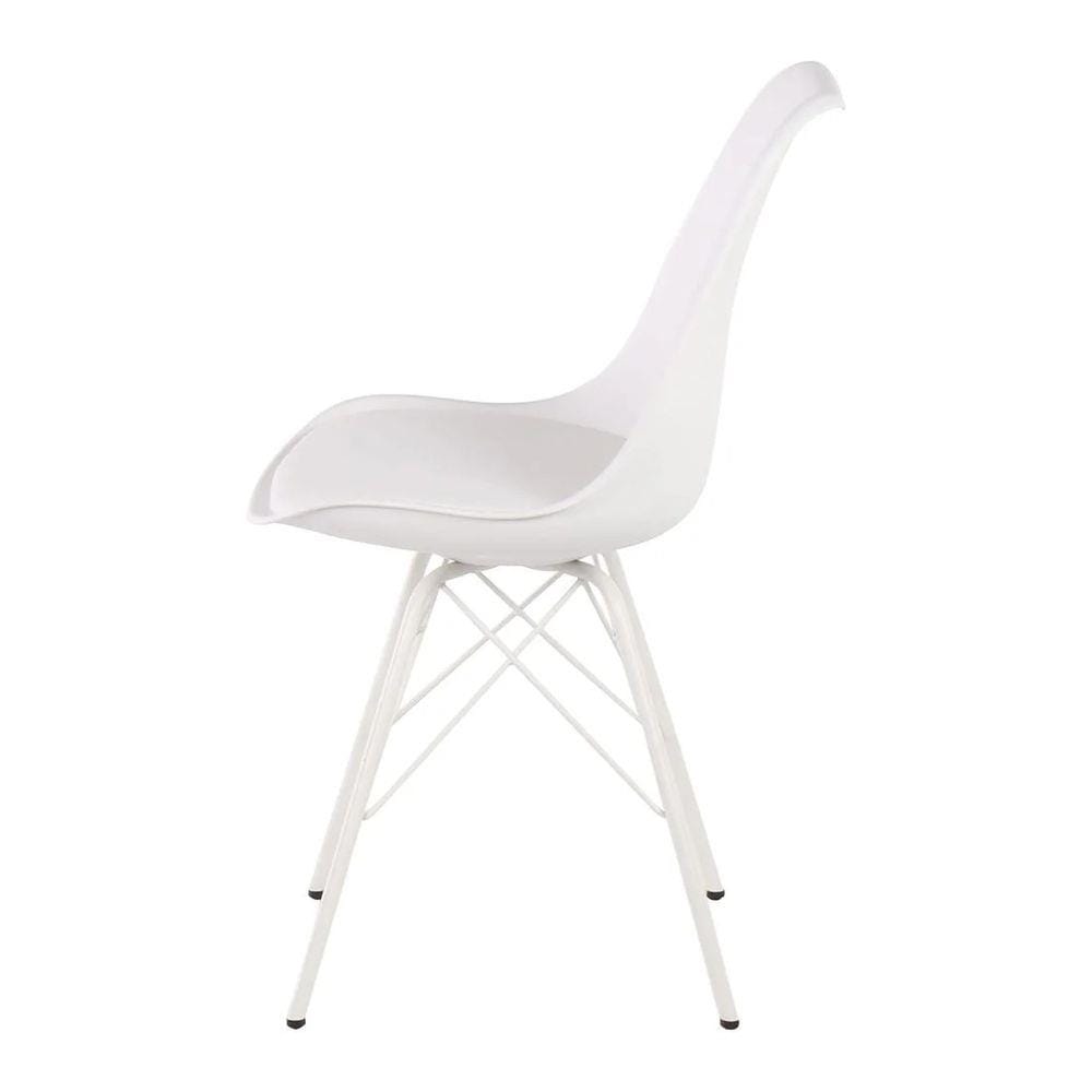 เก้าอี้ทานข้าว SB FURNITURE ASHIRA สีขาว