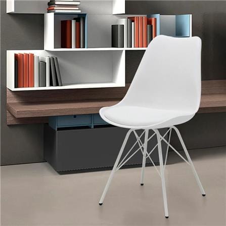 เก้าอี้ทานข้าว SB FURNITURE ASHIRA สีขาว_3