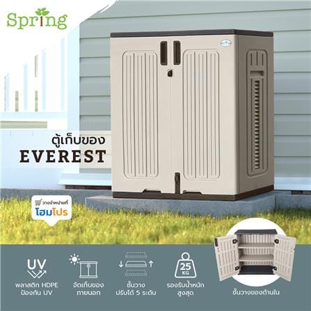 ตู้เก็บของ HDPE SPRING EVEREST 90x36 ซม._9