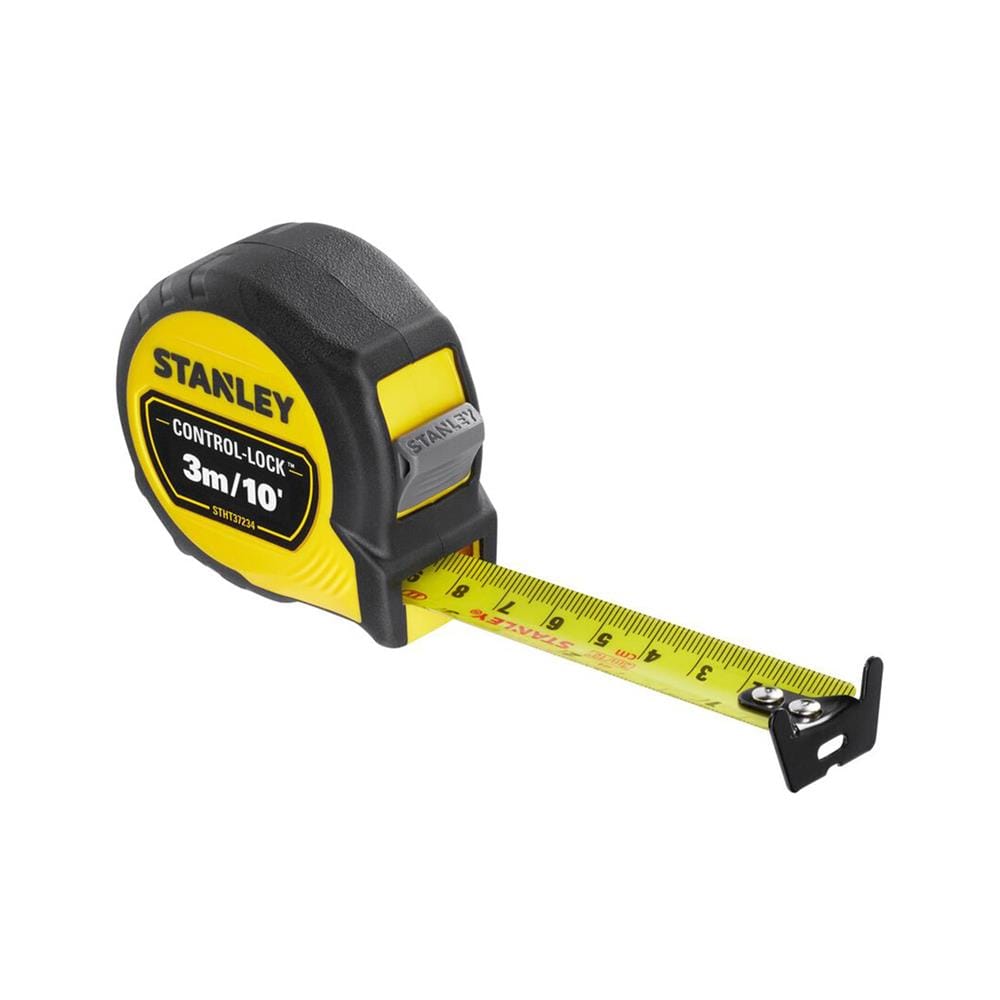 ตลับเมตรหุ้มยาง พร้อมตัวล็อก STANLEY 3 ม.