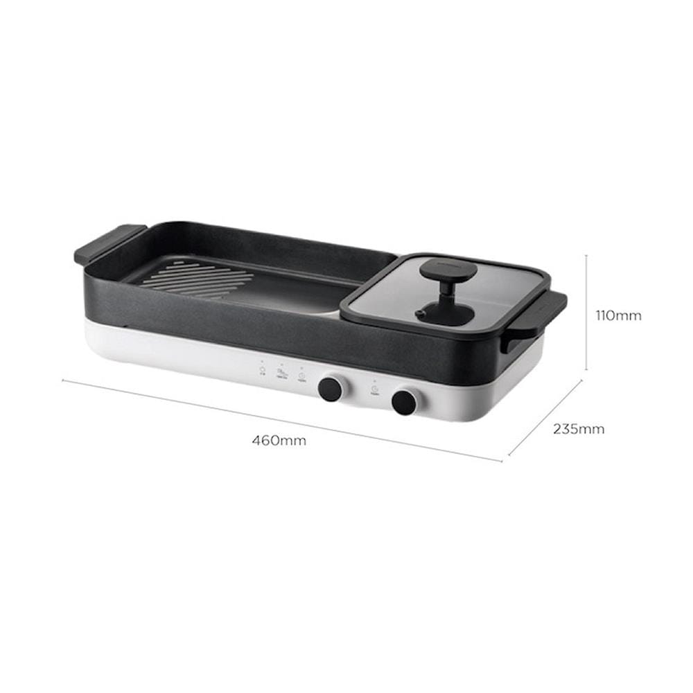 เตาแม่เหล็กไฟฟ้า LOCKNLOCK EJI326S001 สีขาว