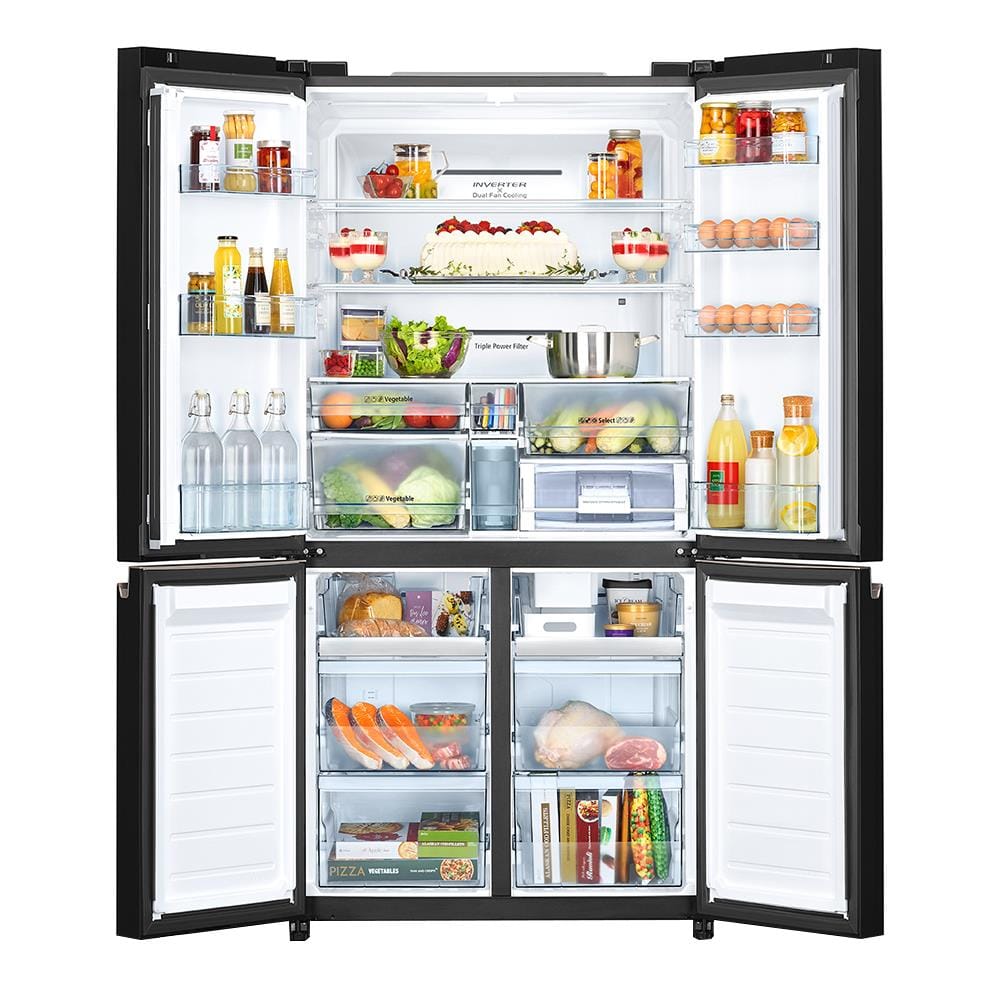 ตู้เย็น MULTIDOOR HITACHI RWB700VTH2 GBK 22.8 คิว กระจกดำ อินเวอร์เตอร์