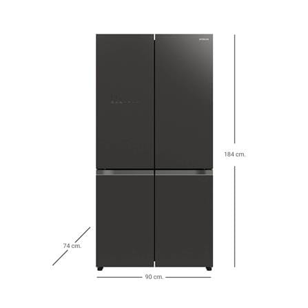 ตู้เย็น MULTIDOOR HITACHI RWB700VTH2 GMG 22.8 คิว กระจกเทา อินเวอร์เตอร์_7