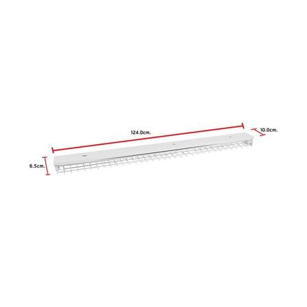โคมตะแกรงลวด CARINI NY2X18G 2X1200 สีขาว_4