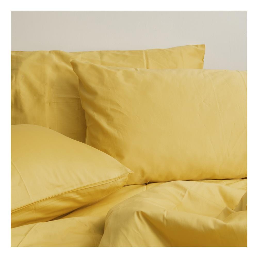 ชุดผ้าปูที่นอน 3.5 ฟุต 2 ชิ้น BENEATH SUNSHINE YELLOW สีเหลือง