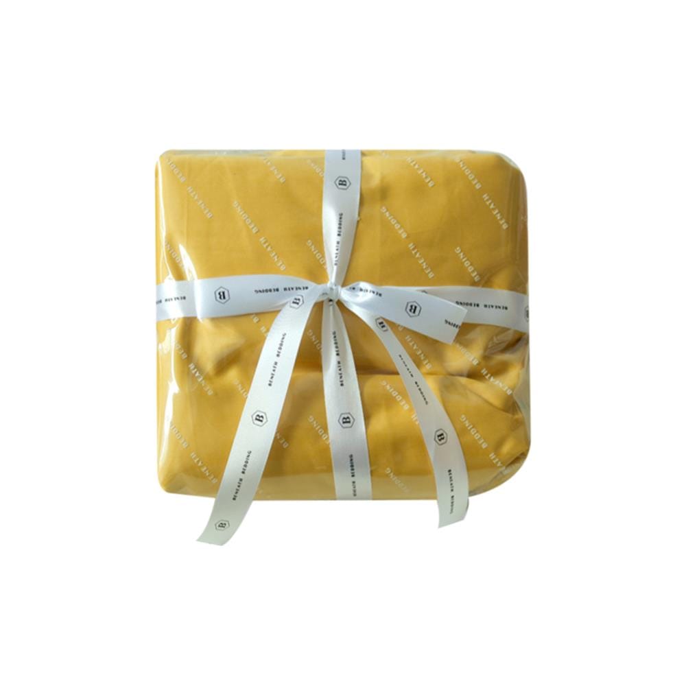 ชุดผ้าปูที่นอน 3.5 ฟุต 2 ชิ้น BENEATH SUNSHINE YELLOW สีเหลือง