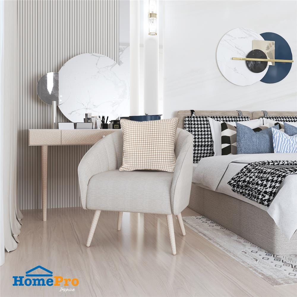 หมอนอิง HOME LIVING STYLE HOUNDSTOOTH 18X18 นิ้ว สีครีม