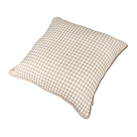 หมอนอิง HOME LIVING STYLE HOUNDSTOOTH 18X18 นิ้ว สีครีม_4