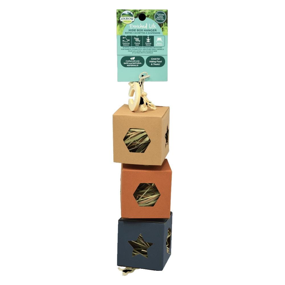 ของเล่นสัตว์ฟันแทะ OXBOW ENRICHED LIFE HIDE BOX HANGER