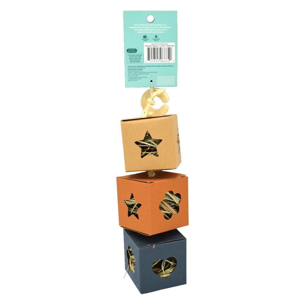 ของเล่นสัตว์ฟันแทะ OXBOW ENRICHED LIFE HIDE BOX HANGER
