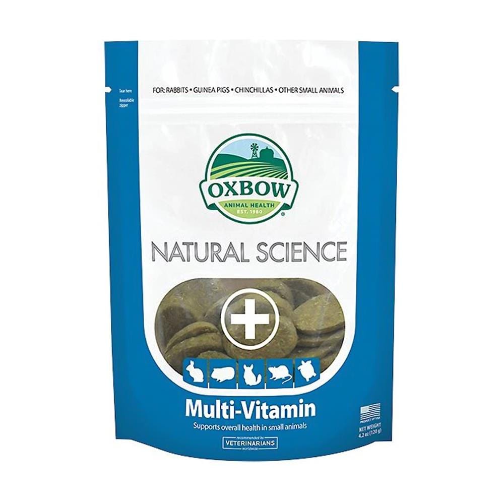 อาหารเสริมสำหรับสัตว์ฟันแทะ OXBOW NATURAL SCIENCE-MULTI VITAMIN 120 ก.