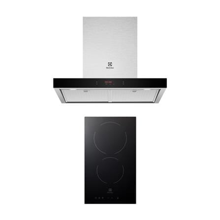 เตาฝัง+เครื่องดูดควัน ELECTROLUX EHC325BA+ECT6740S