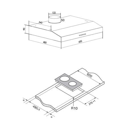 เตาฝัง+เครื่องดูดควัน ELECTROLUX EHC325BA+ECF6214X_4