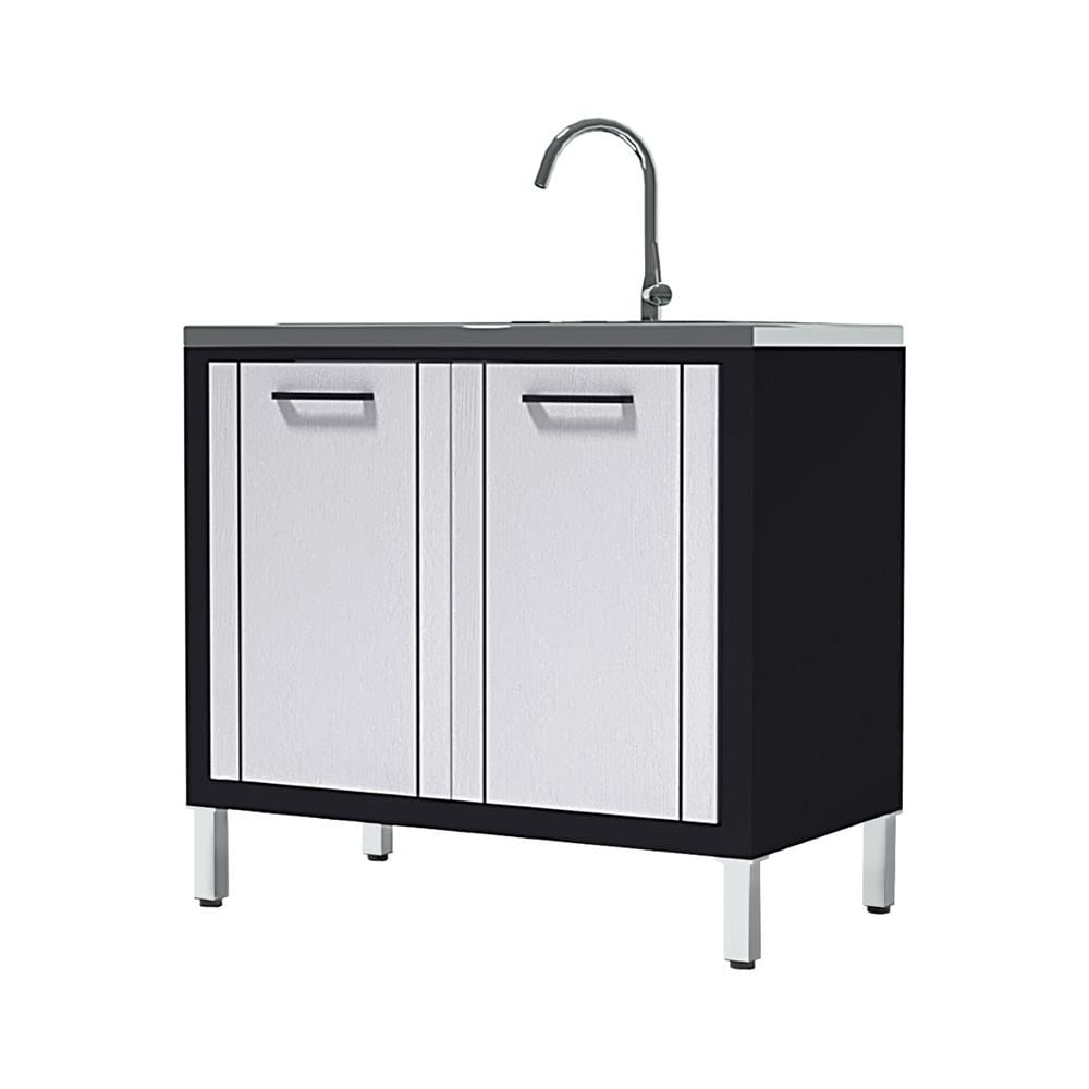 ตู้ตั้งพื้น CABIN HARVIN 1 หลุม 1 ที่พัก 90 ซม. สีเทา