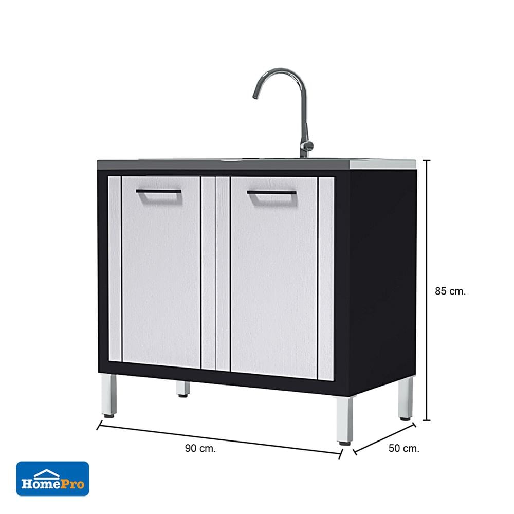 ตู้ตั้งพื้น CABIN HARVIN 1 หลุม 1 ที่พัก 90 ซม. สีเทา