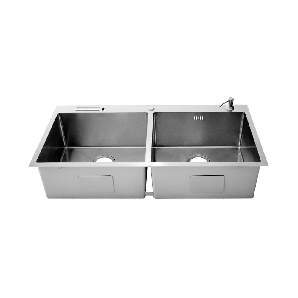ซิงค์ฝัง 2 หลุม DYNA HOME DH10050DT สีเงิน