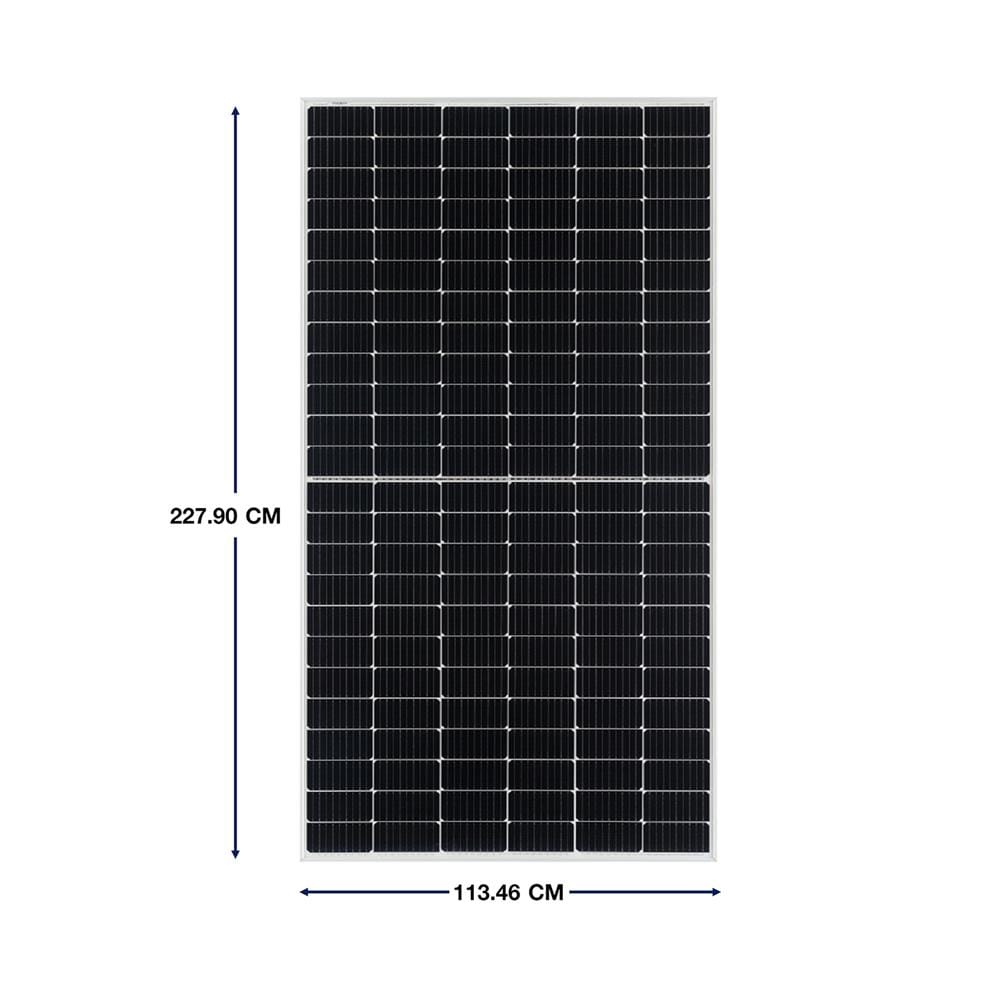 แผงโซลาร์เซลล์ MONOCRYSTALLINE HALF CELL RISEN 550 วัตต์
