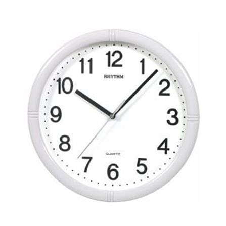 นาฬิกาแขวน RHYTHM CMG434NR03 11 นิ้ว สีขาว