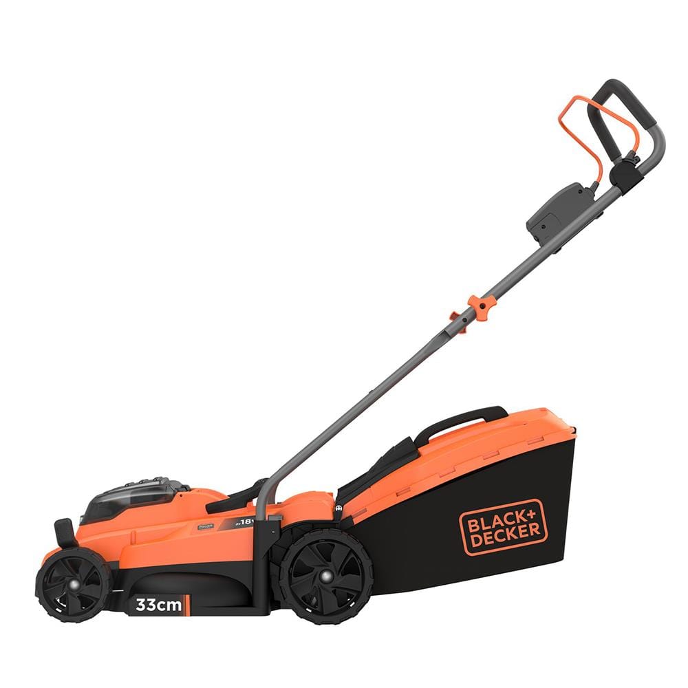 รถตัดหญ้าไร้สาย (พร้อมแบตเตอรี่) BLACK&DECKER BCMW33184L2-QW