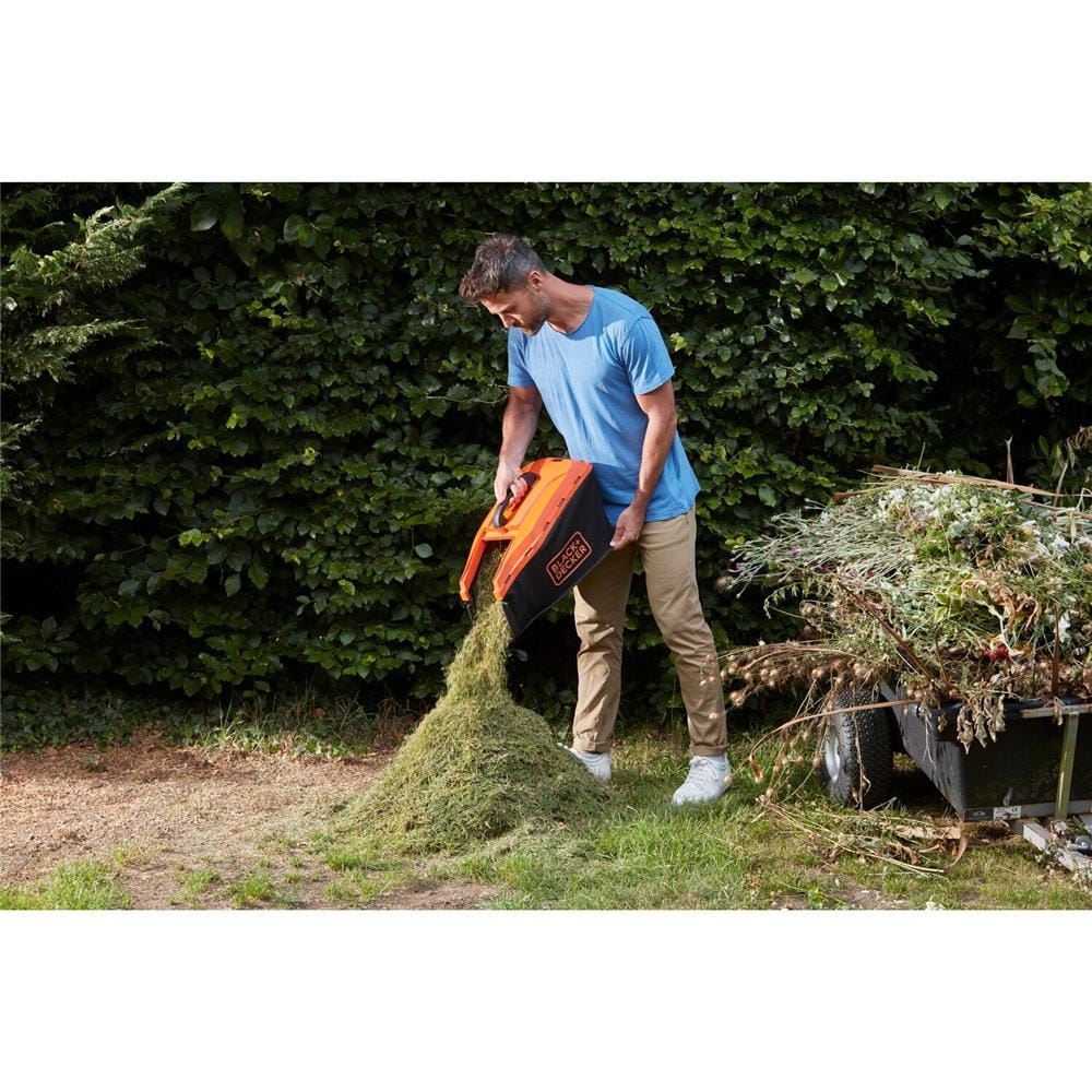 รถตัดหญ้าไร้สาย (พร้อมแบตเตอรี่) BLACK&DECKER BCMW33184L2-QW