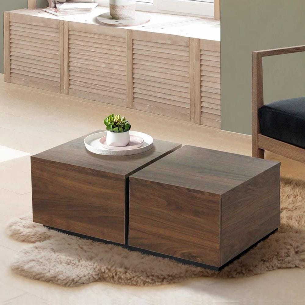 โต๊ะกลาง SB FURNITURE IOWA CF90 90 ซม. สีไม้ธรรมชาติ