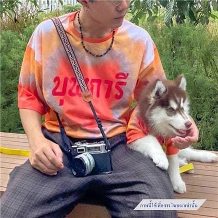 เสื้อสัตว์เลี้ยง CLAWSET ลายอภิชาตบุตร ไซซ์ M สีส้ม_1