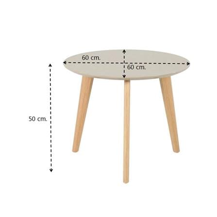 โต๊ะกลาง SB FURNITURE JAFAR C60 60 ซม. สีน้ำตาล_2