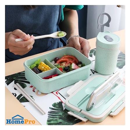 กล่องอาหาร HANSEN สีเขียว_3