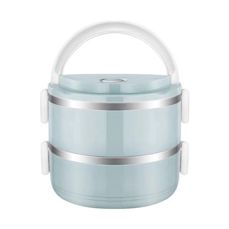 ปิ่นโตสเตนเลส 2 ชั้น HANSEN สีฟ้า_0