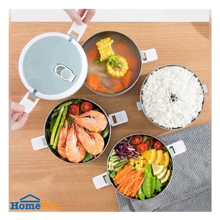 ปิ่นโตสเตนเลส 2 ชั้น HANSEN สีฟ้า_5
